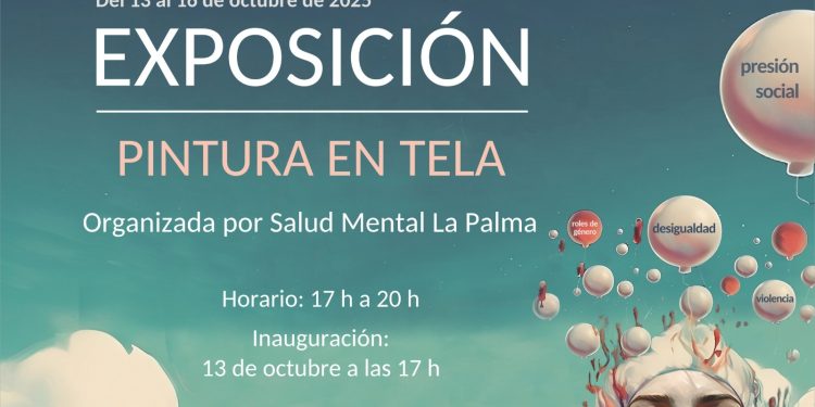 Los Llanos acogerá una exposición de pintura en tela de la asociación Salud Mental La Palma