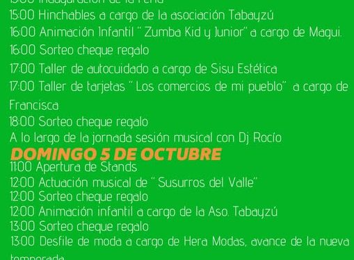 Puntagorda se prepara para una nueva edición de MERCASALDO el 4 y 5 de octubre