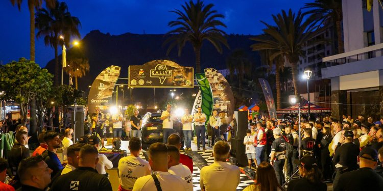 Miguel Suárez recupera el liderato en un intenso 50º Rallye La Palma a falta de la tarde