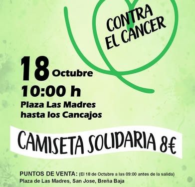 Breña Baja se pone en marcha este sábado en su caminata solidaria por el Día Mundial contra el Cáncer de Mama