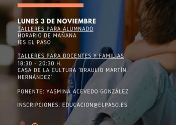 El Paso aborda el acoso escolar con talleres para alumnos, familias y docentes bajo una «mirada comunitaria»