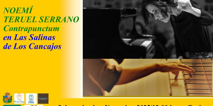 La pianista Noemí Teruel regresa a Las Salinas con Bach y Schumann en el Ciclo «Eustaquio Sicilia»