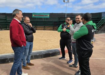 El Cabildo transfiere 600.000 euros a San Andrés y Sauces para iniciar el techado del terrero de Los Galguitos