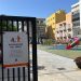 Los Llanos de Aridane cierra temporalmente el parque infantil inclusivo para reparar un defecto en el pavimento