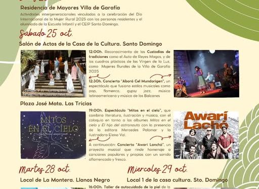 Garafía rinde homenaje a sus «Custodias de Tradiciones» por el Día de la Mujer Rural