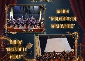 Barlovento acoge el encuentro «Música Entre Islas» con la Banda Aires de la Aldea de Gran Canaria