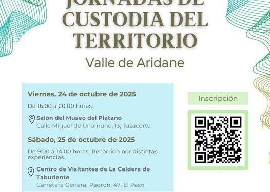 La Reserva de la Biosfera organiza unas jornadas sobre la custodia del territorio en el Valle de Aridane
