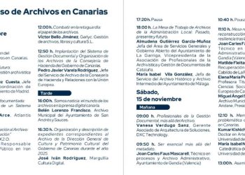 Los Llanos acoge el III Congreso de Archivos de Canarias con la «resiliencia tras la catástrofe» como eje de debate