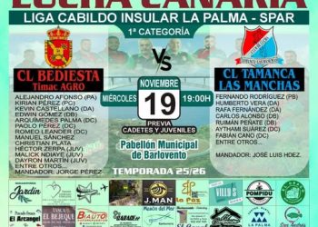 Semana grande de Lucha Canaria: Bediesta y Tamanca se juegan el liderato en solitario este miércoles en un duelo de invictos
