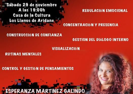 «Entrenar la mente para ganar»: Los Llanos acoge este sábado una charla clave para deportistas, entrenadores y familias