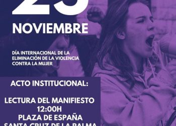 Santa Cruz de La Palma alza la voz contra la violencia machista: Las instituciones llaman a participar en la Plaza de España este martes 25N