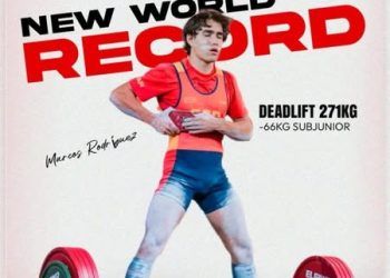 De Breña Alta al techo del mundo: Marcos Rodríguez destroza el récord mundial de peso muerto y se cuelga el bronce europeo