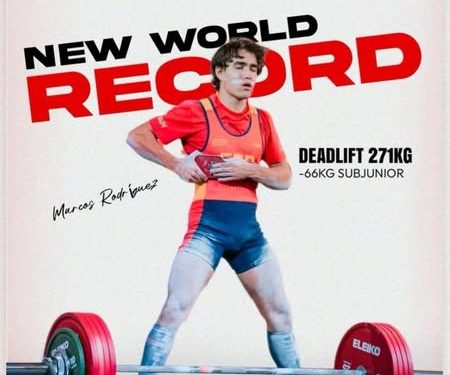 De Breña Alta al techo del mundo: Marcos Rodríguez destroza el récord mundial de peso muerto y se cuelga el bronce europeo