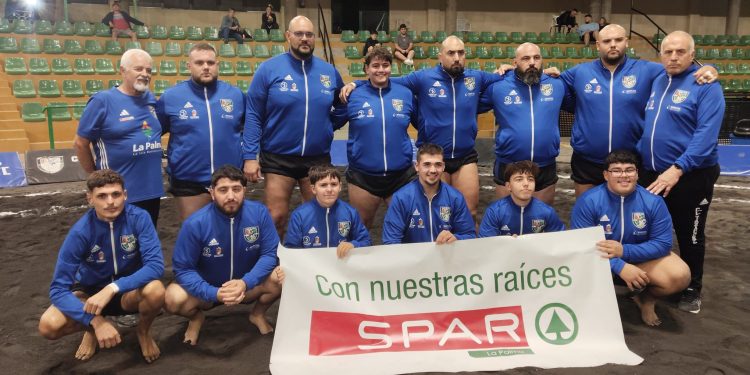 Sufrida victoria en el terrero bagañete: El Tazacorte se impone (12-9) a un Candelaria sin complejos gracias al poderío de Ángel Suárez
