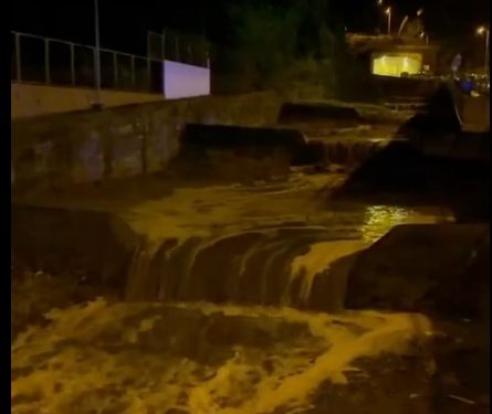 La borrasca Claudia deja más de 128 mm y los barrancos de Las Angustias y Las Nieves corren
