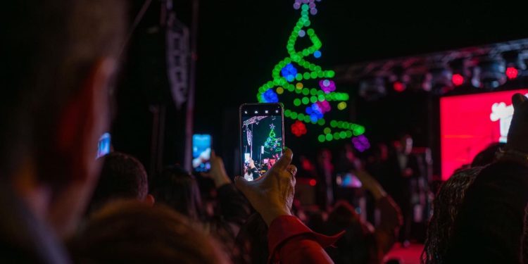 Santa Cruz de La Palma enciende la Navidad este sábado con 300 drones y el pregón del Padre Checa