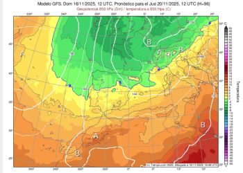 Llega aire polar a La Palma con posible cencellada y 0°C en el Roque este jueves