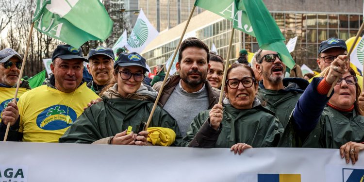 El Gobierno de Canarias y el sector primario se unen en Bruselas ante 10.000 manifestantes para frenar el «desmantelamiento» del POSEI y la PAC