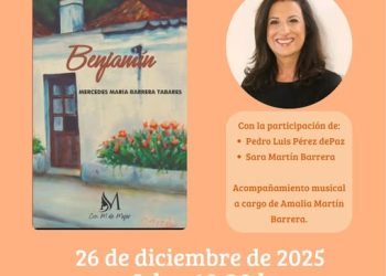 Mercedes María Barrera Tabares presenta su ópera prima ‘Benjamín’ en Villa de Mazo