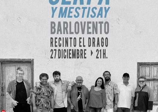 Olga Cerpa y Mestisay llevan los sonidos del Atlántico a Barlovento este sábado