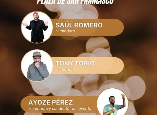 La Plaza de San Francisco acoge este viernes el espectáculo cómico ‘La Sonrisa de la Navidad’