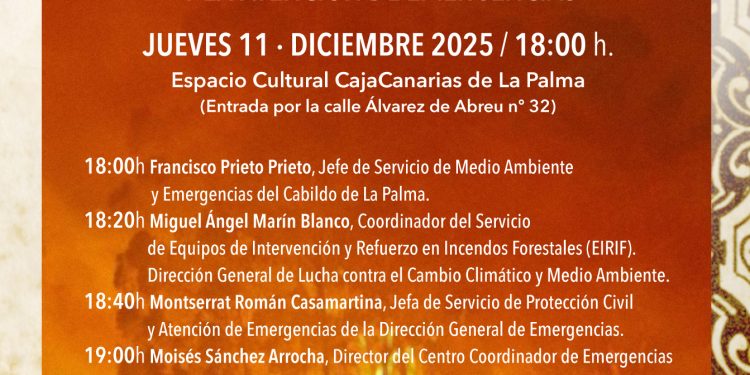 La élite de las emergencias se cita en La Palma: Expertos analizarán este jueves cómo combatir la «nueva generación» de incendios