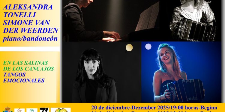 ‘Tangos Emocionales’ llega a las Salinas de Los Cancajos con Aleksandra Tonelli y Simone Van der Weerden
