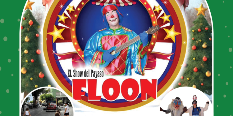 San José se transforma este sábado en un gran parque de Navidad con juegos gigantes y el show del Payaso Floon