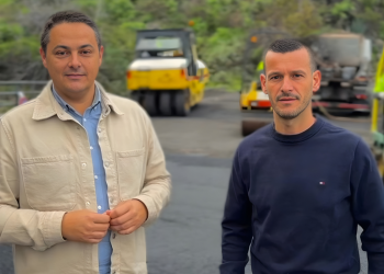 El PP de Los Llanos ejecuta el asfaltado del Camino Los Hombres en Las Manchas, una obra de 70.000 euros surgida de los Presupuestos Participativos