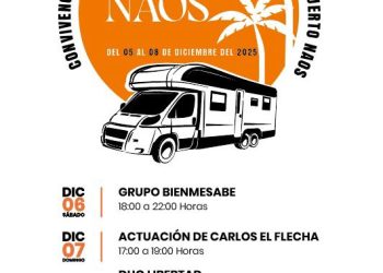 Puerto Naos sobre ruedas: Una gran concentración de caravanas y música en vivo llenará de vida la costa este puente