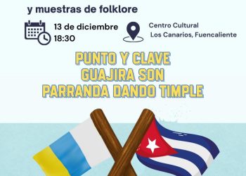 «Duelo» de versos entre dos orillas: La Palma y Cuba se abrazan en Fuencaliente con el primer encuentro ‘Punto y Clave’