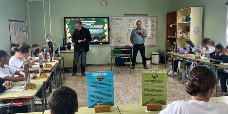 La Reserva de la Biosfera impulsa la soberanía alimentaria entre los escolares de La Palma