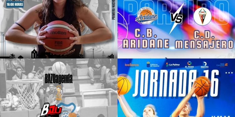 Los Llanos vibra con el derbi palmero entre Aridane y Mensajero en un fin de semana repleto de baloncesto