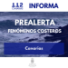 El Gobierno de Canarias declara la prealerta por fenómenos costeros en el archipiélago