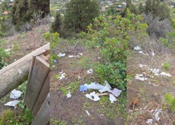 CC de Breña Baja denuncia el abandono y la mala imagen del Mirador de la Montaña de La Breña
