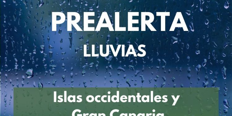 El Gobierno de Canarias activa la prealerta por lluvias en La Palma para este 5 de enero