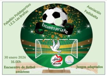 Deporte, convivencia y chocolate: Padisbalta celebra el Día de la Paz en Breña Baja