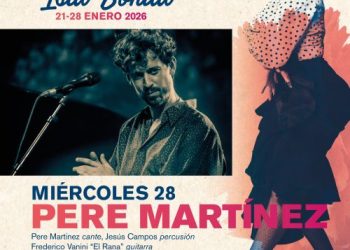 Pere Martínez cierra la “Semana Flamenca Isla Bonita” en Las Salinas de Los Cancajos