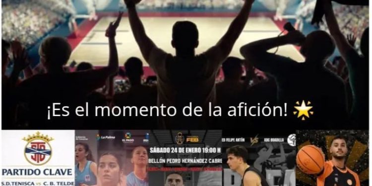 Guía del baloncesto palmero: Horarios y claves de una jornada decisiva para nuestra afición