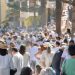 Los Indianitos llenan de blanco y tradición la Plaza de la Alameda en Santa Cruz de La Palma