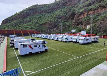 El colectivo Caravaning por Canarias agradece al CD Mensajero el aparcamiento habilitado durante Los Indianos