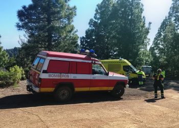 Rescate en los senderos de Sauces: un ciclista herido de carácter moderado tras una caída accidental