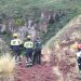Rescate extremo en el Risco de La Concepción: evacuan en helicóptero a una senderista atrapada en el risco de la Concepción