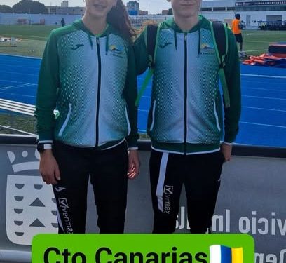 ¡Talento de oro! Los hermanos Camacho conquistan Lanzarote y ponen a La Palma en el mapa nacional del atletismo.