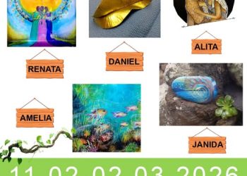 Garafía se rinde al arte local: Pintura, seda y metal se fusionan en la nueva exposición «Naturaleza»