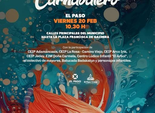 El Paso se llena de color este viernes con el pasacalles escolar inspirado en «El Mar»