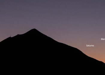 El cielo de La Palma ofrece un espectáculo único con la alineación de seis planetas y la Luna