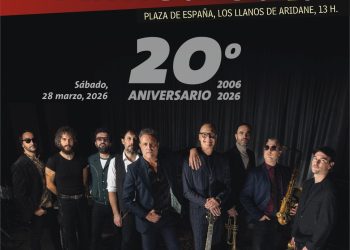 Los Llanos de Aridane celebra los 20 años de ‘Contigo Almediodía’ con el rock de M-Clan en una cita única en la Plaza de España.