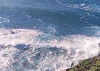 ¡Mucha precaución! Rachas de 70 km/h y olas de hasta 4 metros ponen en aviso a las costas y zonas altas de La Palma este fin de semana
