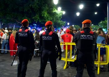 La Policía Canaria interviene en 14 incidentes y 5 alteraciones del orden público durante Los Indianos y La Polvacera
